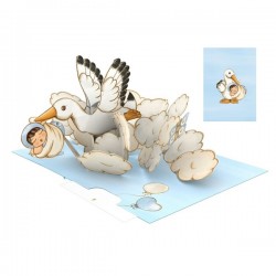 Biglietto auguri THUN NASCITA LUI Origamo