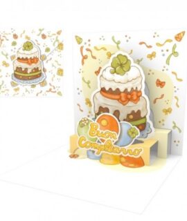 Biglietto auguri THUN TORTA Origamo