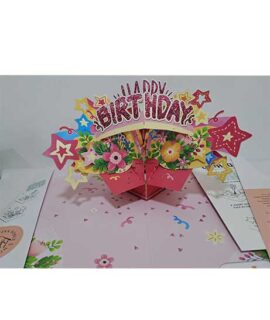 Biglietto auguri COMPLEANNO con numeri Origamo 1