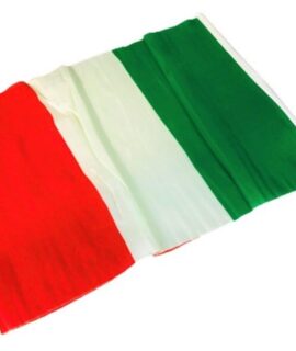 Bandiera ITALIA Tricolore con bastoncino in legno