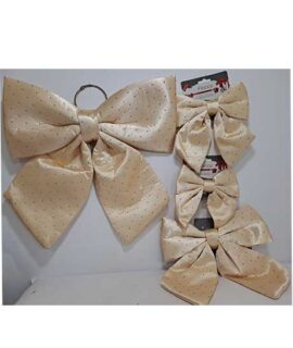 Fiocco natalizio color CHAMPAGNE