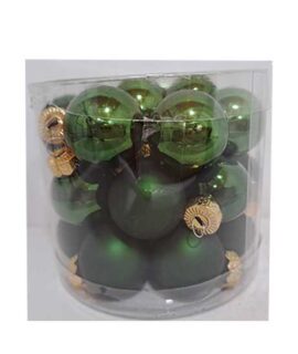 Mini palline natalizie VERDE