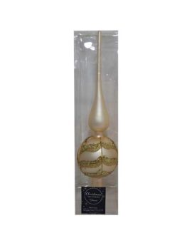 Puntale Albero di Natale ORO satinato