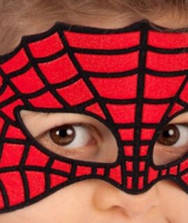 Maschera bimbo ragno rosso