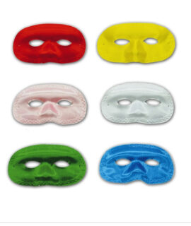 Maschera monocolore Antifaz colombina seda