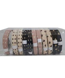 Cerchietto per capelli Cuori o Pois