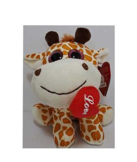 Peluche giraffa con cuore LOVE