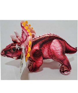 Peluche DINOSAURO rosso 20 cm