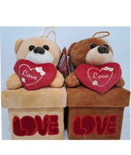 Scatola regalo con peluche LOVE