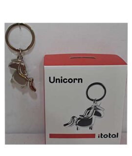 Portachiavi in metallo UNICORNO I-TOTAL