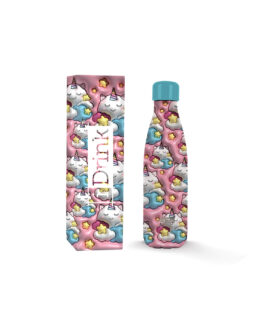 Borraccia in acciaio UNICORNO 3D 500 ml I-Drink