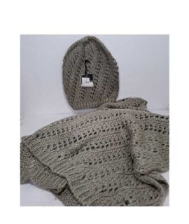 Sciarpa + cappello DONNA tortora