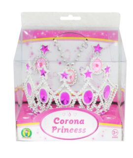 Kit corona + orecchini + collana + anello PRINCIPESSA