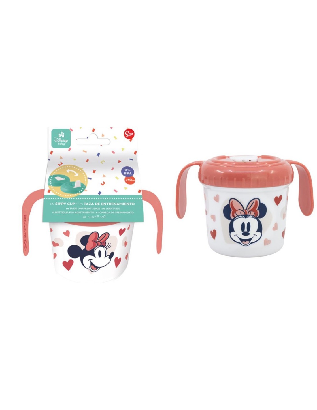 minnie-st10785-tazza-primi-sorsi-con-beccuccio-e-manici
