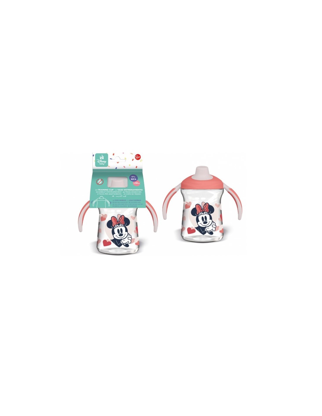 minnie-st10790-bicchiere-380ml-con-beccuccio-e-manici