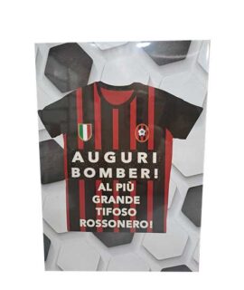 Biglietto auguri ROSSONERO