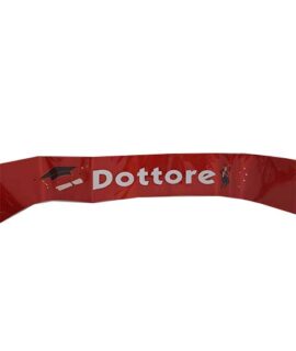 Fascia Laurea rossa DOTTORE