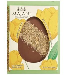 Uovo di cioccolato LATTE e NOCCIOLE Platò piatto MAJANI 250 gr