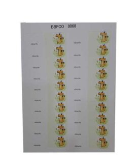 Biglietto confettata COMUNIONE con calice e tao