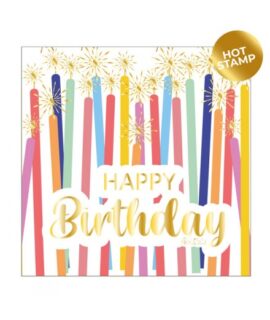 Tovagliolo Happy Birthday Candles GIVI