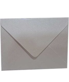 Busta per biglietto BIANCA perlata