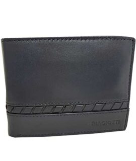 Portafoglio UOMO Biagiotti blu con fascia