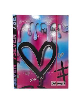 Cartella elastico Seven cuore