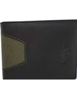 Portafoglio UOMO Antonio Basile Jeans con dettaglio verde
