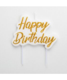 Candela HAPPY BIRTHDAY oro