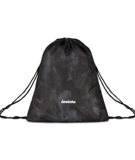 Sacca INVICTA nera con foglie