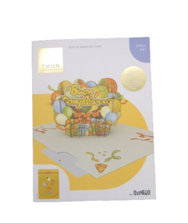 Biglietto auguri THUN COMPLEANNO PALLONCINI Origamo