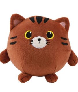Peluche GATTO MARRONE I-TOTAL Diametro 14 cm