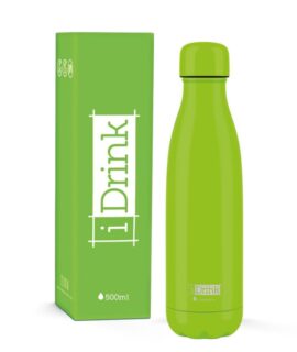 Borraccia in acciaio VERDE LIME 500 ml I-Drink