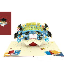 Biglietto auguri LAUREA Origamo