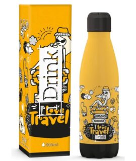 Borraccia in acciaio TRAVEL 500 ml I-Drink