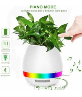 Vaso di fiori intelligente con altoparlante, bluetooth e sensore tattile I-TOTAL