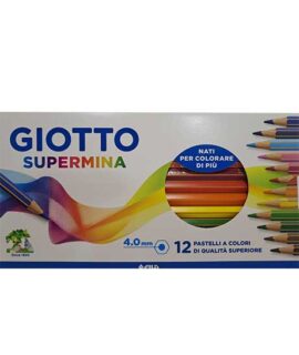 Pastelli Giotto SUPERMINA da 12 pz Punta 4.0 mm