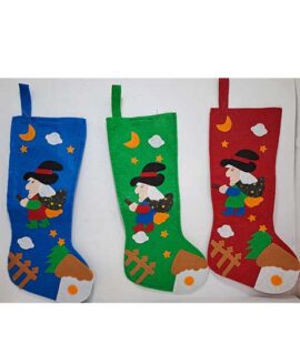 Calza Porta Dolci befana su scopetta