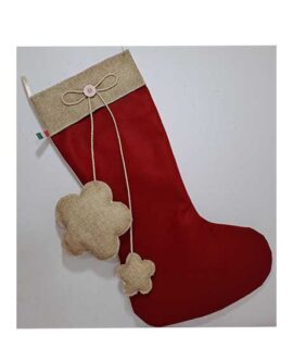 Calza Porta Dolci con fiori 5 petali appesi