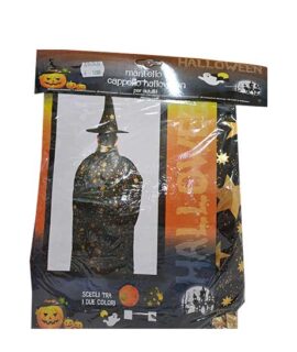 Mantello e cappello HALLOWEEN nero/oro