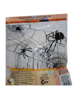 Ragnatela Halloween con ragni