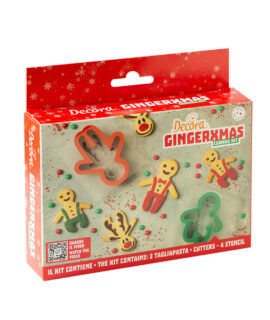 Tagliapasta e stencil Ginger Christmas DECORA