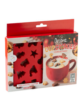 Mini tagliapasta natalizi per CUP COOKIES DECORA