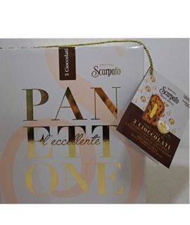 Panettone ai Tre cioccolati SCARPATO