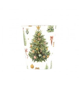 Bicchiere Christmas Forest GIVI ITALIA con alberi di Natale