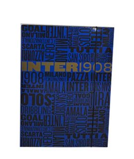 Cartella elastico INTER con scritte