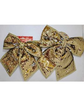 Fiocco con paillettes ORO-ARGENTO