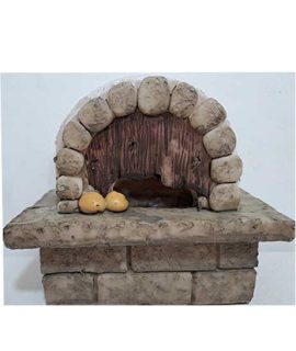 Forno tondo per prersepe con LED