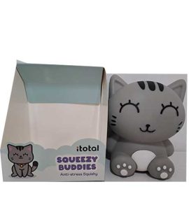 Squishy anti-stress GATTO GRIGIO I-Total