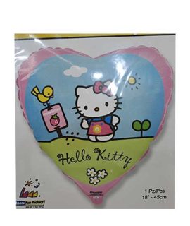 Pallone HELLO KITTY cuore colorato